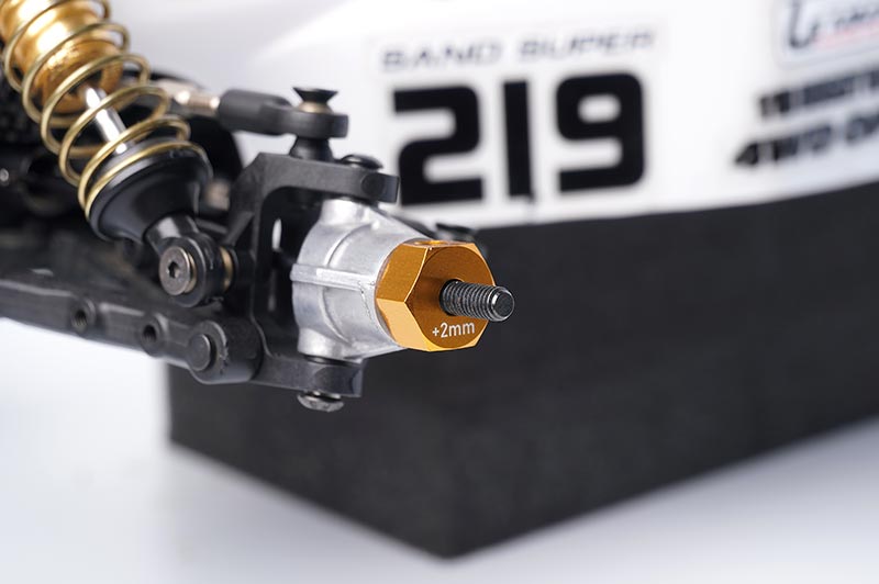 Yeah Racing Aluminum Front C-Hub (Black) For Kyosho Optima/Optima Mid/Javelin – 1:10 Buggy – KYOP-012BK